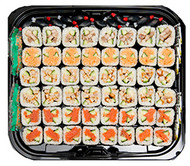 Sushi Platter - 48 PCS  Smoked Salmon, Tuna, Veg Tempura, Chicken Katsu (48 hours notice required)