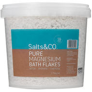 Salts & Co Pure Magnesium Bath Flakes 3.75KG | Fairdinks