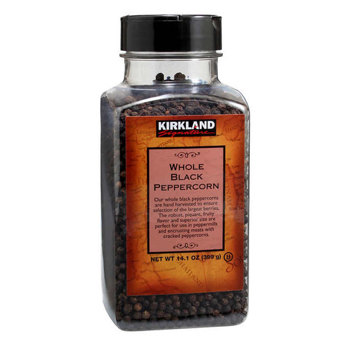 Kirkland Signature Whole Black Peppercorn 399G | Fairdinks