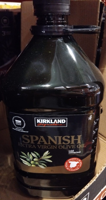 Kirkland Signature 100% Spanish Extra Virgin Olive Oil 3L | Fairdinks
