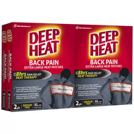 Deep Heat Back Patches 4 x 2 Pack | Fairdinks