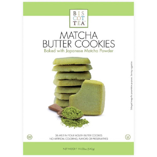 Biscottea Matcha Butter Cookies 540G | Fairdinks