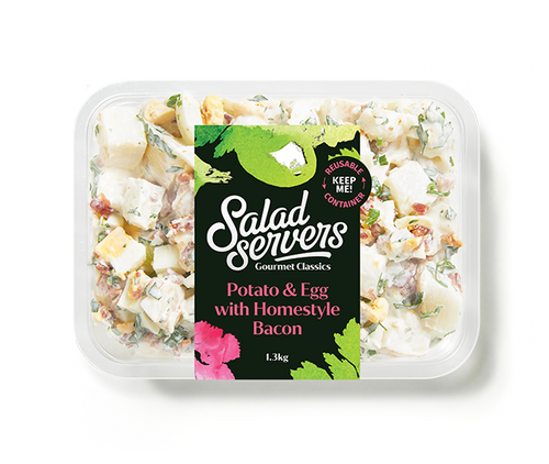 The Salad Servers Potato & Egg With Homestyle Bacon 1.3KG | Fairdinks