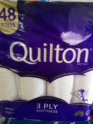 Quilton 48 rolls x 180 sheets 3ply. 