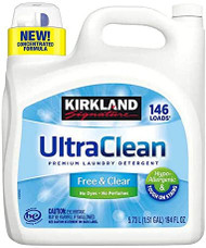 Kirkland Signature Free & Clear Laundry Liquid 5.73 L / 146 Loads | Fairdinks