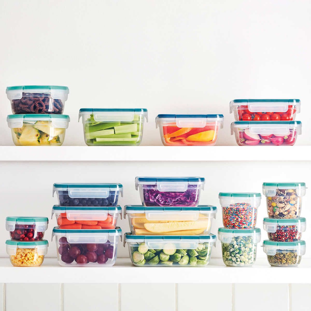 snapware plastic food storage set