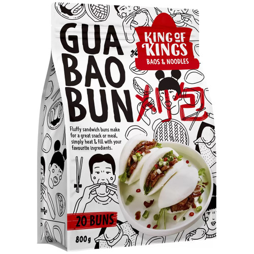 King of Kings Gua Bao Buns 20 PK 800G | Fairdinks