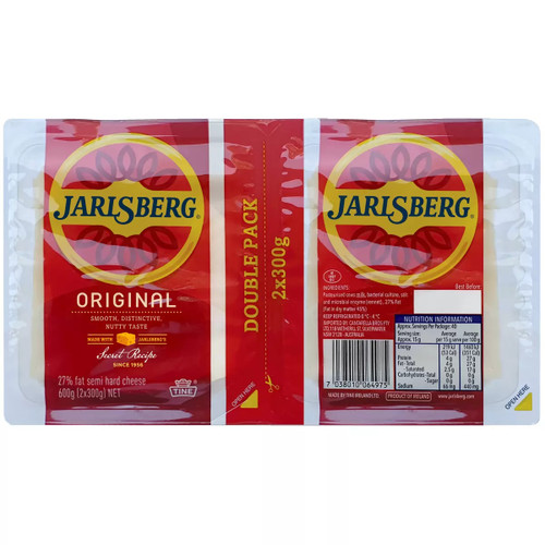 Jarlsberg Original Cheese Sliced 2x300G Ireland | Fairdinks