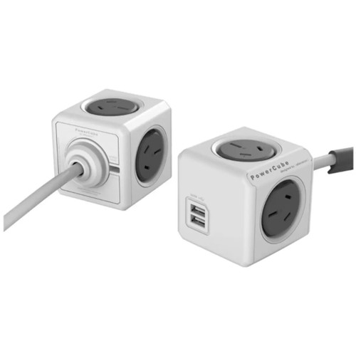 Powercube 4 Outlet + 2 USB 2 Pack | Fairdinks