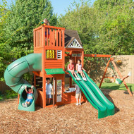 Cedar Summit Hilltop Swing Set Play Center | Fairdinks