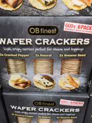 OB Finest Wafer Cracker Variety 600g