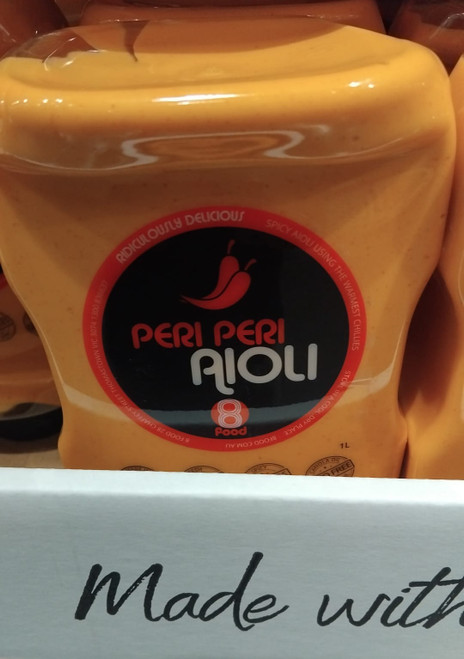 8 Food Peri Peri Aioli 1L | Fairdinks