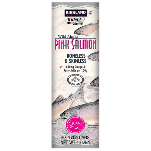 Kirkland Signature Wild Alaska Pink Salmon 6 x170G | Fairdinks