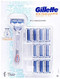 Gillette Skinguard Razor + 11 Cartridges  Fairdinks