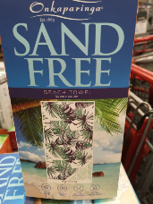 Onkaparinga Sand Free Beach Towel 80cm x 160cm. Various patterns. Random
