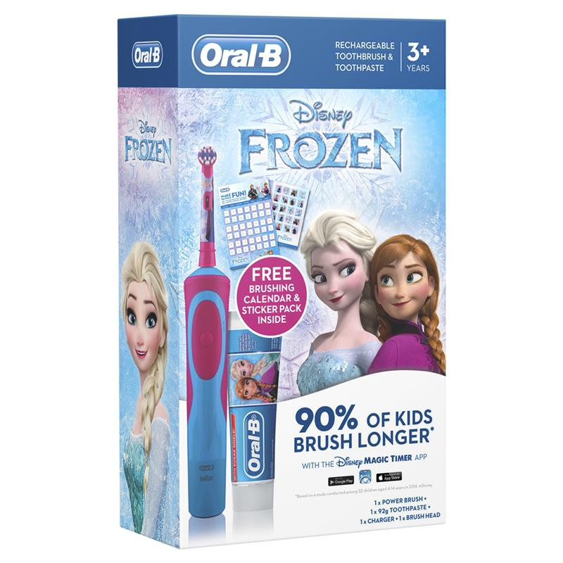 Oral-B Kids Frozen Power Brush Set - Fairdinks