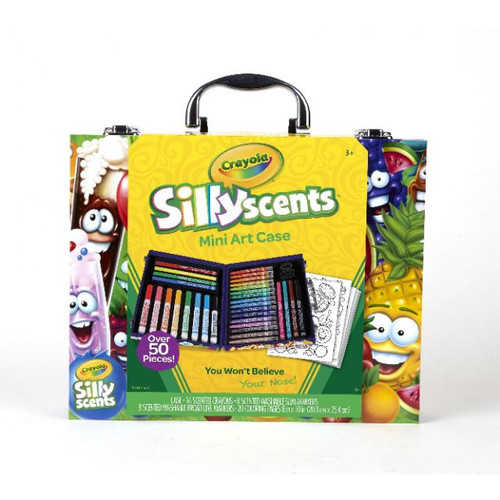 Crayola Silly Scents Minia Art Case 50 Pieces | Fairdinks