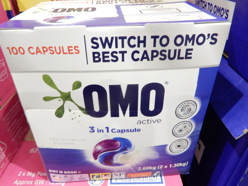 OMO Triple Capsules Active 100 Count | Fairdinks