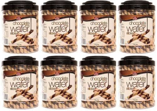 Alli & Rose Chocolate Wafer Sticks 8 Pack x 700G  | Fairdinks
