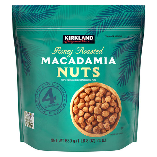 Kirkland Signature Honey Roasted Macadamia Nuts, 680g | Fairdinks