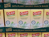  Glad to be Green Snack Reseal Bags 120CT 50% Plant Based | Fairdinks