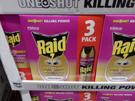 Raid One Shot Multipurpose Insect Spray 3 x 320G | Fairdinks