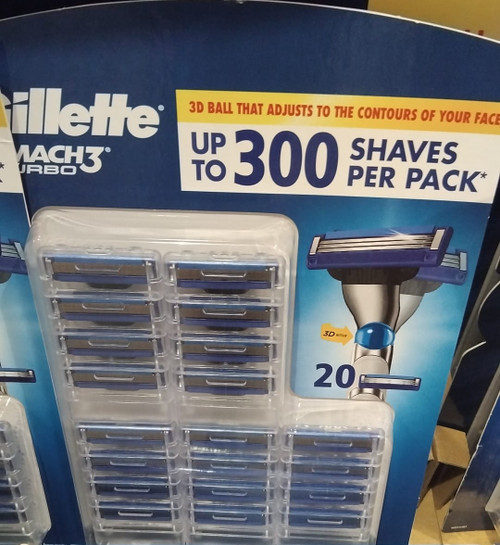 Gillette Mach3 Turbo Cartridges 20 Pack | Fairdinks