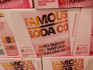 Famous Soda Co Pink Lemonade 8 x 330ML | Fairdinks