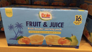 Dole Fruit & Juice Cups 16 x 113G | Fairdinks