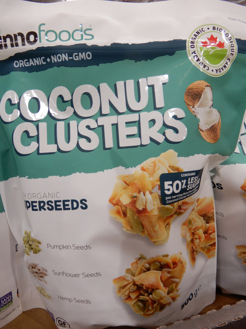 Innofoods Organic Coconut Clusters With Superseeds 500G | Fairdinks