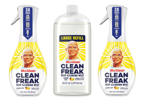 Mr Clean Freak Multi Purpose Spray 2 x 473ML plus 913ml refill