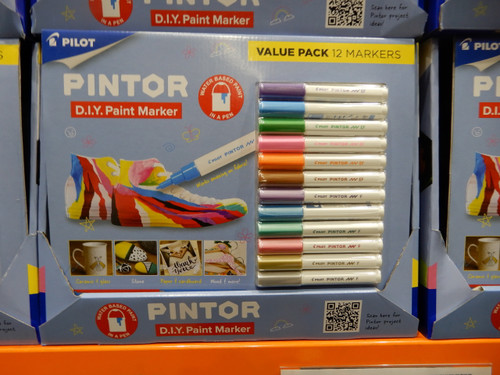 Pilot Pintor DIY Paint Markers 12 Pieces | Fairdinks