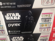 Pyrex Glass Storage Set 8 piece Star Wars
