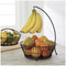 Gourmet Basics Cherie 2-Tier Basket With Banana Hook | Fairdinks