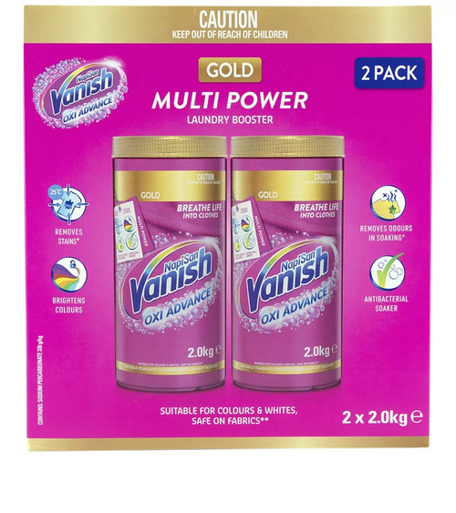 Vanish Napisan Gold Pro 2 x 2kg | Fairdinks