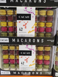 Cacao Macarons 42 pack 465g | Fairdinks