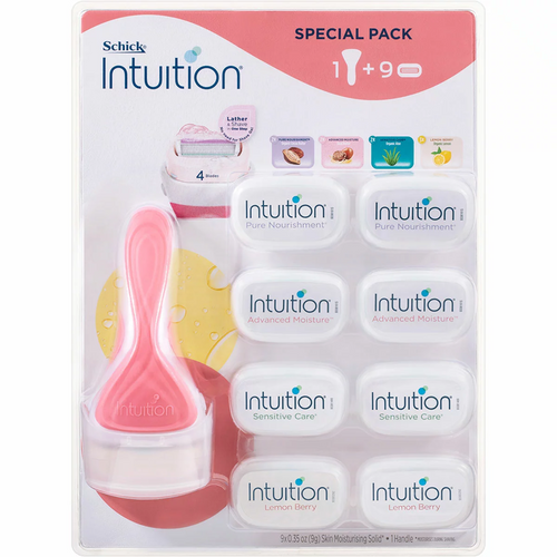Schick Intuition Razor + 9 Cartridges | Fairdinks