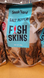 Snakyard Salt & Pepper Fish Skins 180G | Fairdinks