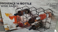 Gourmet Basics By Mikasa Provence Wine Rack 14 Bottles | Fairdinks
