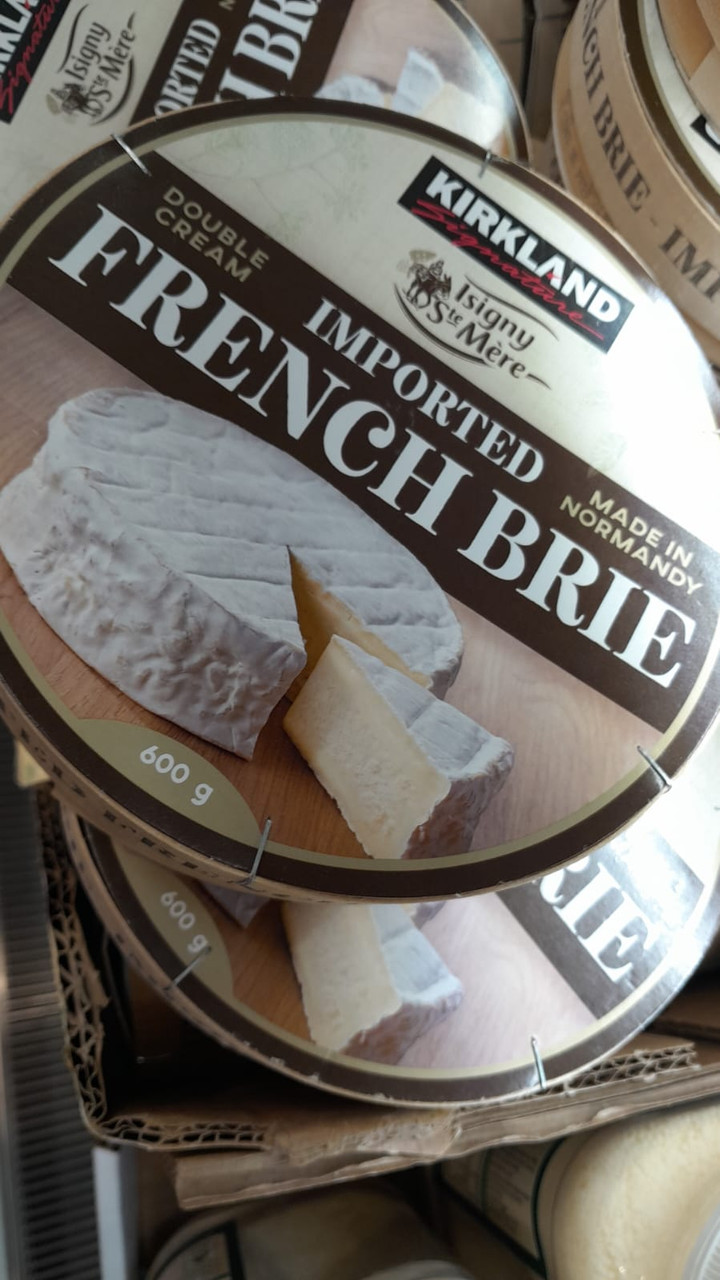 Kirkland Signature Double Cream Brie 600G France Fairdinks