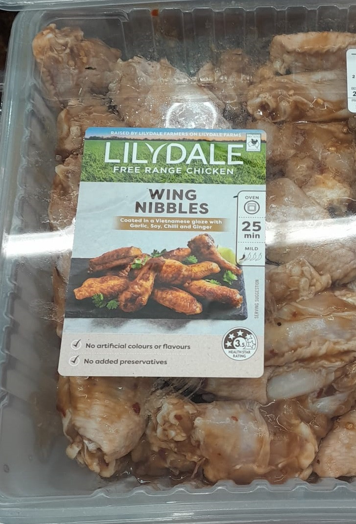 Lilydale Free Range Chicken Wing Nibbles - Fairdinks
