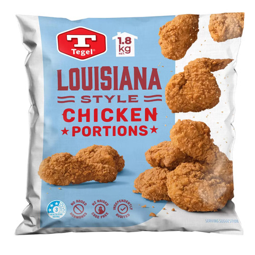 Tegel Louisiana Chicken Portion 1.8KG "Product of NZ" | Fairdinks