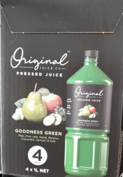 The Original Juice Co Goodness Green Juice 4x1L | Fairdinks