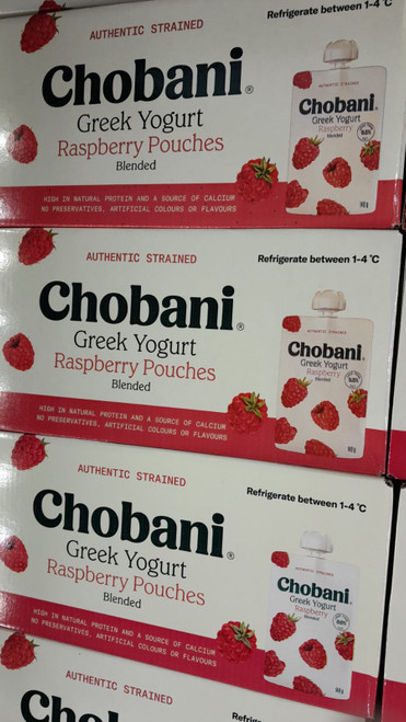 Chobani Raspberry Pouch 10 x 140G | Fairdinks