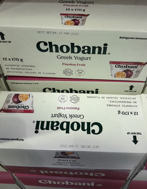 Chobani Passionfruit Greek Yogurt 12 x 170G | Fairdinks