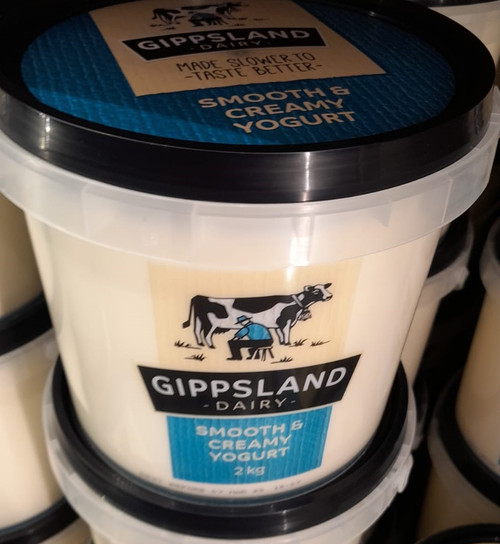 Gippsland Dairy Smooth and Creamy Yoghurt 2KG | Fairdinks