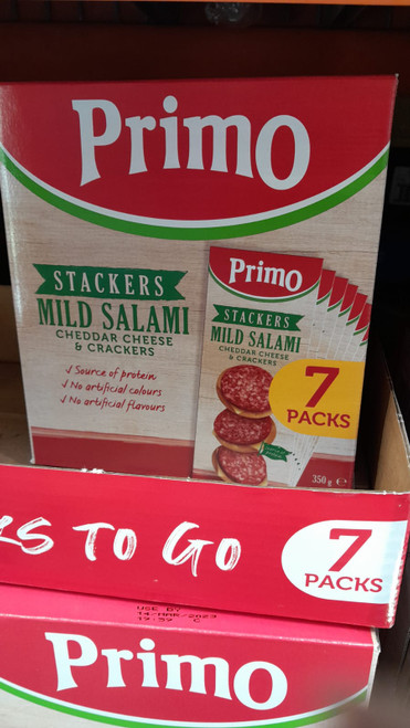 Primo Stackers Mild Salami 7 x 50G | Fairdinks