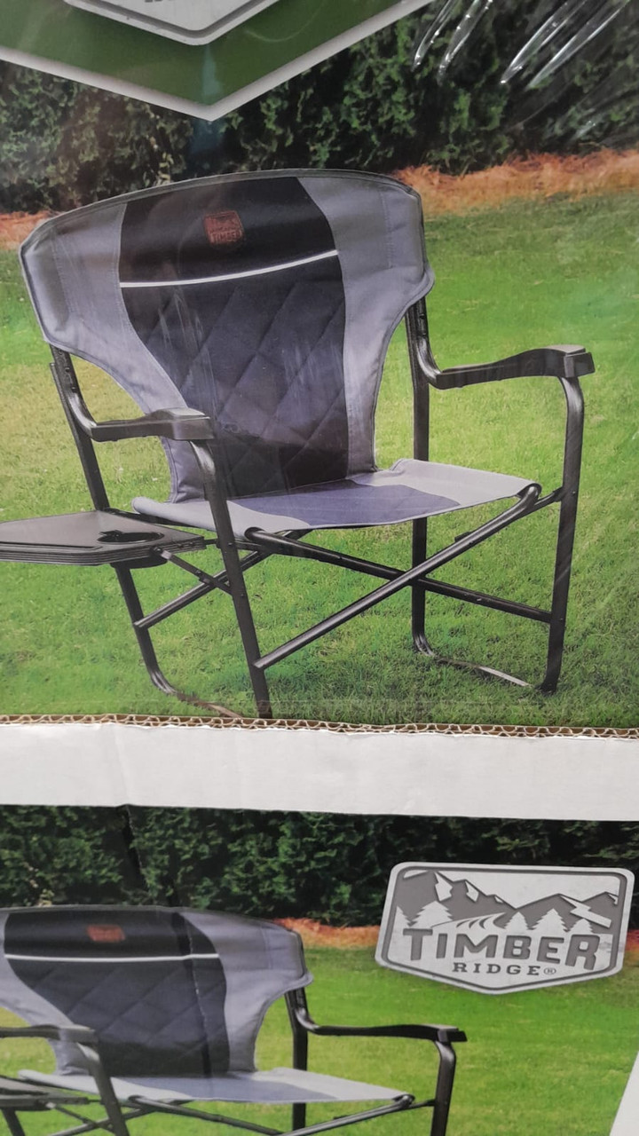 Timber Ridge Directors Chair With Side Table, Coleman Chairs Costco