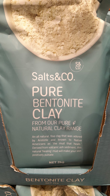Salts & Co Pure Bentonite Clay 2KG | Fairdinks