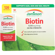 Jamieson Biotin 10000MCG 120 Capsules | Fairdinks